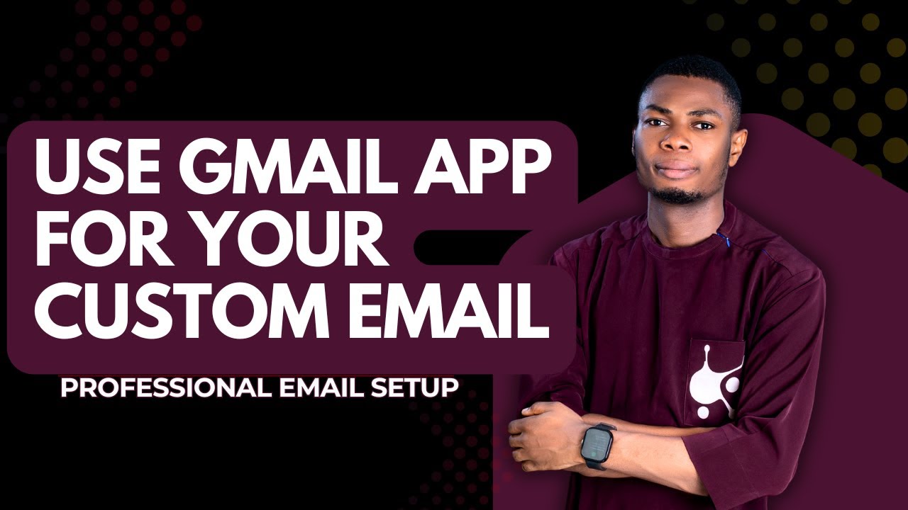How To Link Your Custom Email To Gmail YouTube