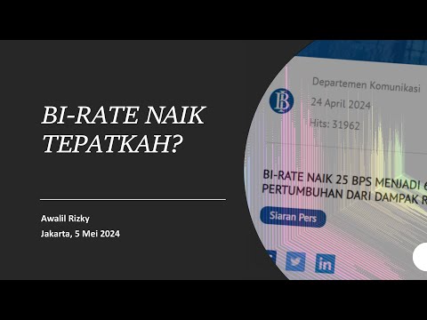 Tepatkah BI Rate Naik? #Kuliah3