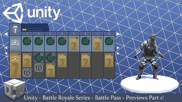 Unity - Battle Royale Series - Battle Pass - Previews Part 1!