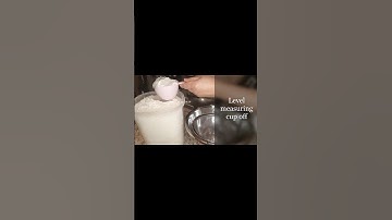 How to measure flour with no scale # shorts