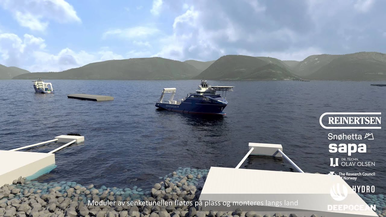 Kunstig sjøbunn for ferjefri E39