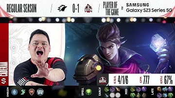 ONIC ID VS GEEK FAM MPL ID S12 WEEK 5 DAY 3 GAME 1 MVP HIGHLIGHT