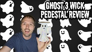 👻👻 Bath & Body Works | 2024 Halloween Ghost 3 Wick Candle Pedestal Review 👻👻
