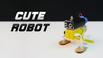 How to Make Walking Cute Robot DIY