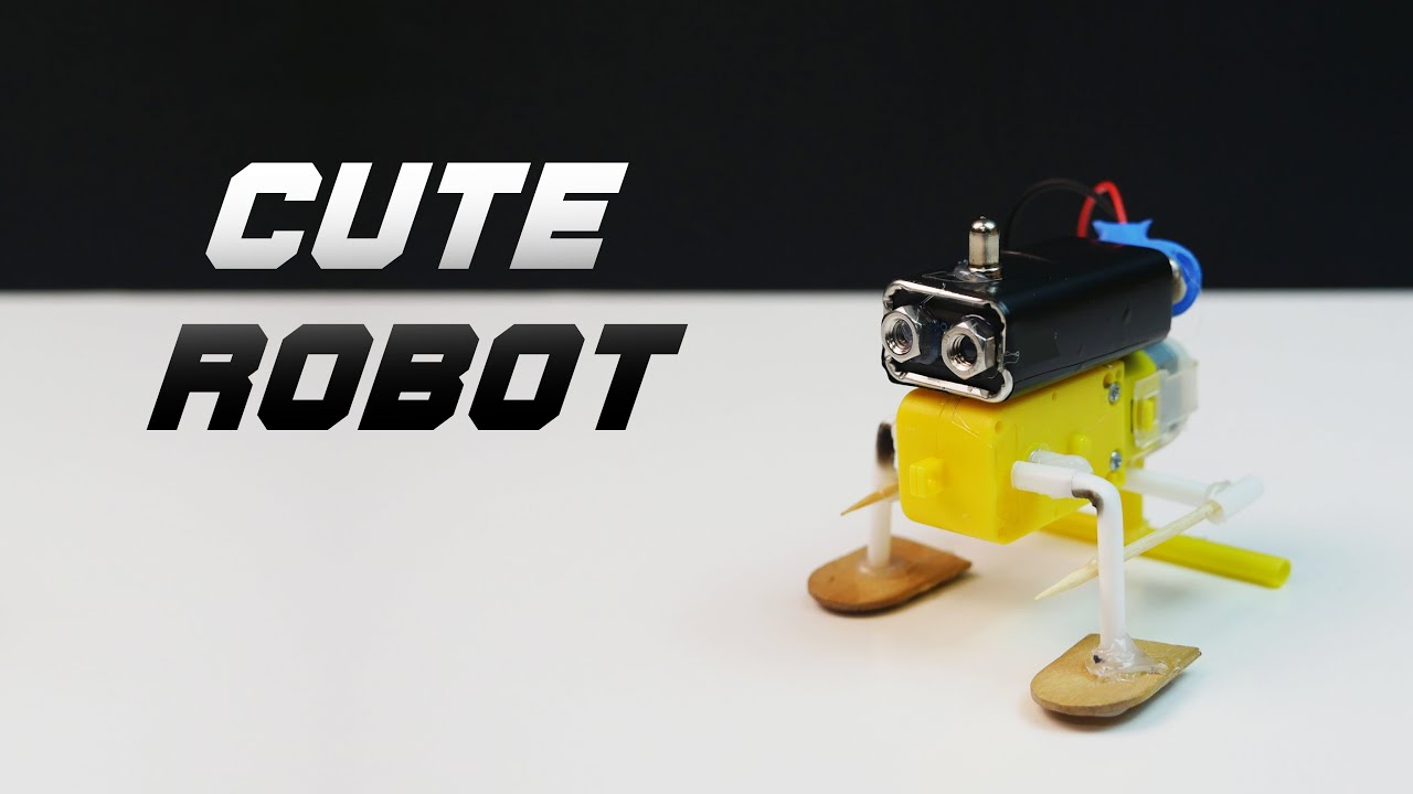 ⁣Lesson Plan: How to Make a Walking Cute Robot - DIY