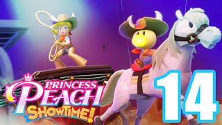 Princess Peach Showtime Gameplay Walkthrough Part 14 - The Dark Locomotive & The Doomed Town