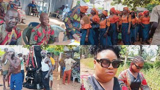 IN-LAWS AMD FRIENDS CONDOLENCE VISIT AT MY LATE UNCLE'S FUNERAL RITES | VILLAGE VLOG!