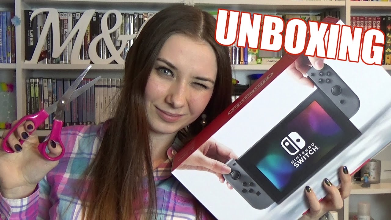✄ UNBOXING - Nintendo SWITCH + Pierwsze uruchomienie :D