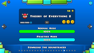 Geometry Dash - Level 18: Theory of Everything 2 [ALL COINS]