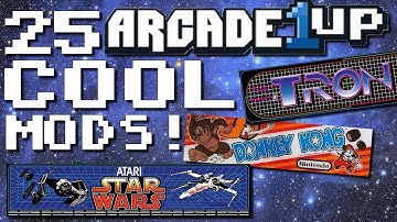 25 COOL Arcade 1Up Mods!!!