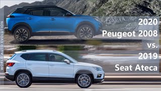 Peugeot 08 Vs 19 Seat Ateca Technical Comparison Youtube