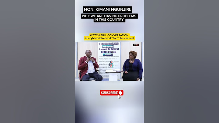 KIMANI NGUNJIRI: WHY WE ARE EXPERIENCING PROBLEMS IN THIS COUNTRY #ruto #trending#devolution#nakuru
