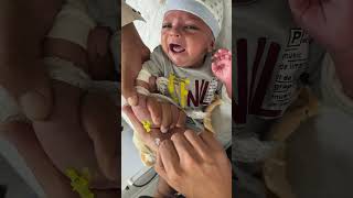 Passing IV line to little baby #babylove #baby #little #cutebaby #littleone #littleworld #tinytears