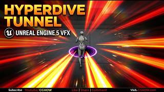 Hyperdive Tunnel in Unreal Engine 5 Niagara