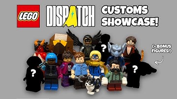 How To Make DISPATCH LEGO Custom Minifigures! (Blonde Blazer, Invisigal & More!)#dispatch #lego 🦸‍♂️