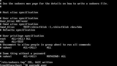 Linux - Setting up sudo users | How to configure Visudo in Redhat Linux ||