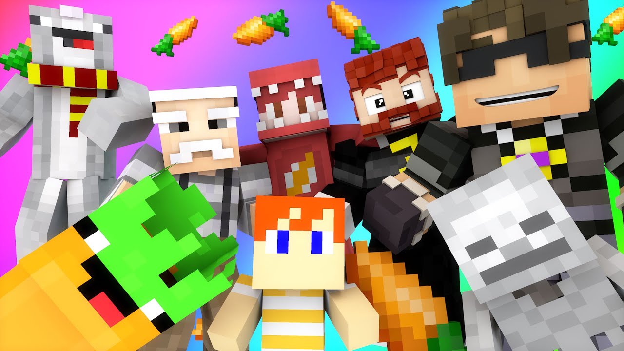 Minecraft Mini-Game : DO NOT LAUGH! (TELEPORTING MACHINE, GRANDPA MAX