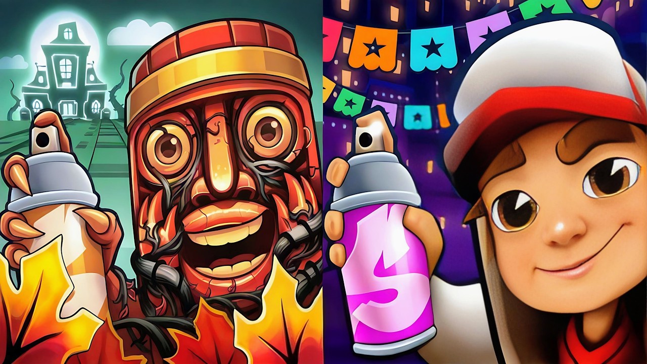 Subway Surfers 🆚 Temple Run 2 Games Comparison