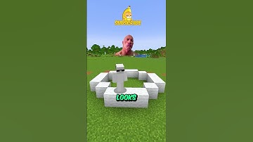 HOW TO MAKE PERFECT CIRCLES IN MINECRAFT WITHOUT MODS! #shorts