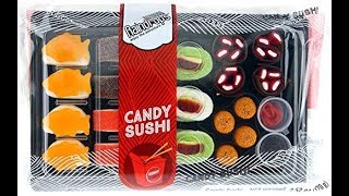 TASTE TEST Raindrops Candy Gummy Sushi Bento Box