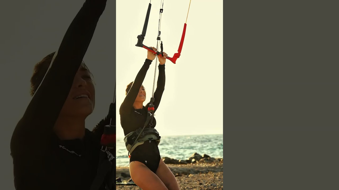 Aka Golden Hour #kiteboarding #kitesurf #duotonesports #watersports #womeninaction