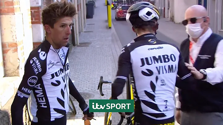 George Bennett visibly dazed after crash at Paris-...