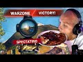 I SPECTATED WARZONE SOLOS WHILE EATING...