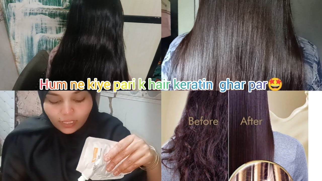 YouTube par come back wo bhi hair keratin k sath😅 #Hairkeratin #subscribe 