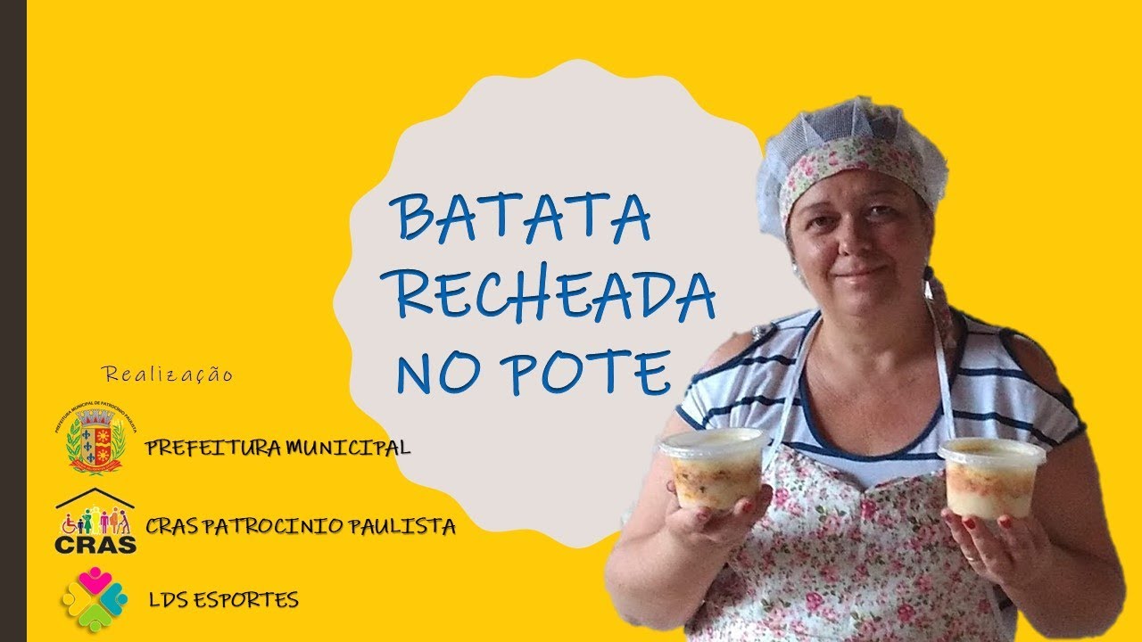 RECEITA BATATA RECHEADA NO POTE