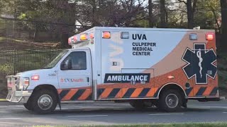 UVA Culpeper Transport Unit Responding! #uva Profile