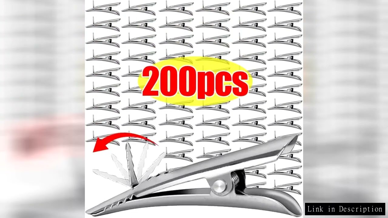 200/10PCS Christmas Flower Fixed Clips Mini Metal Clips for Flower Xmas Tree Iron Clamp Party Garlan