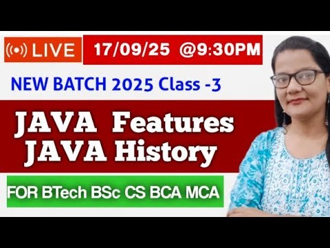Features of JAVA Programming |Class-3|Introduction to JAVA - YouTube