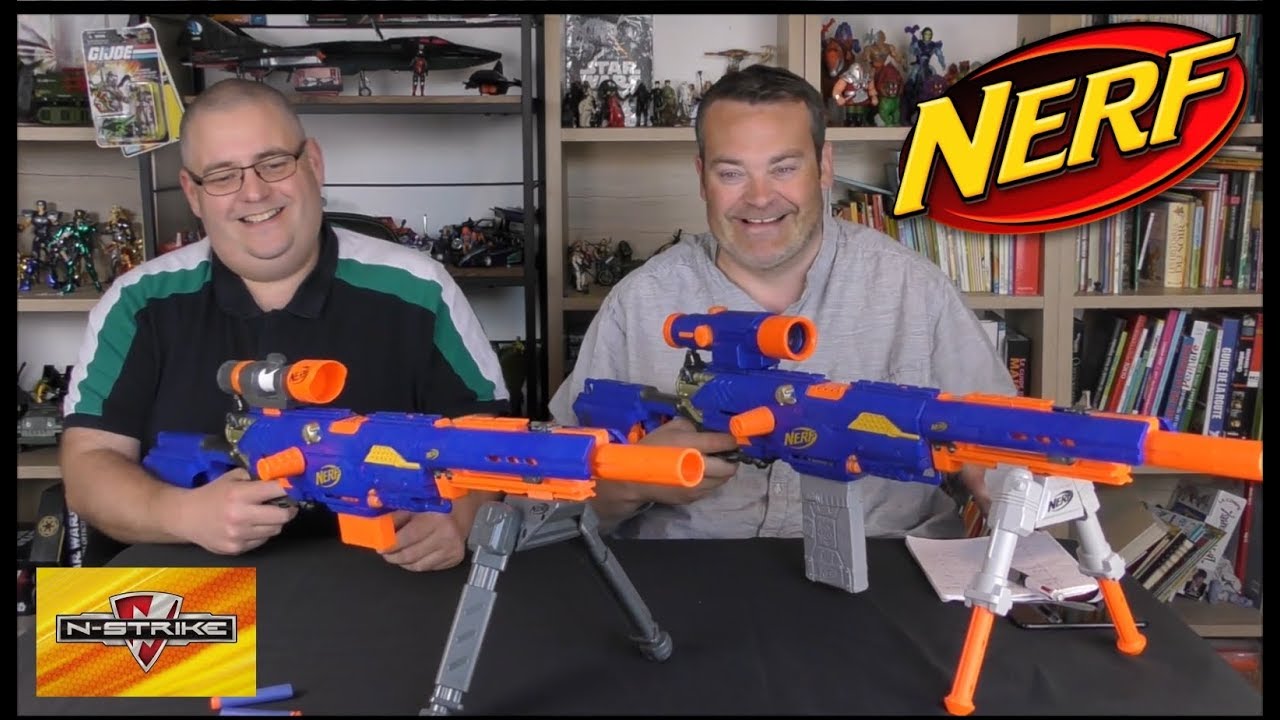 Pistolet nerf avec viseur