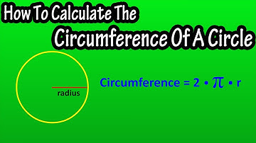 How To Find, Calculate The Circumference Of A Circle Using The Radius Or Diameter