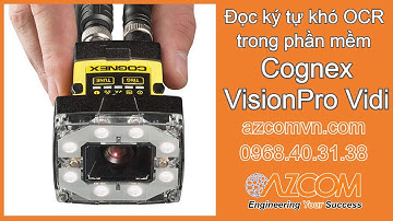 Tính năng đọc ký tự khó OCR trong phần mềm Cognex VisionPro Vidi