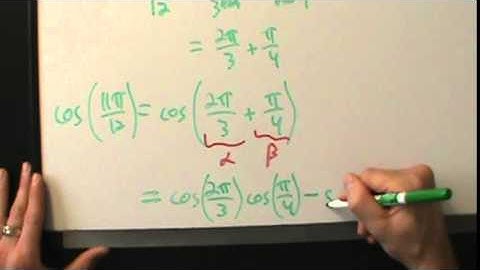 Trigonometry - Sum and Difference Formulas - Example 3