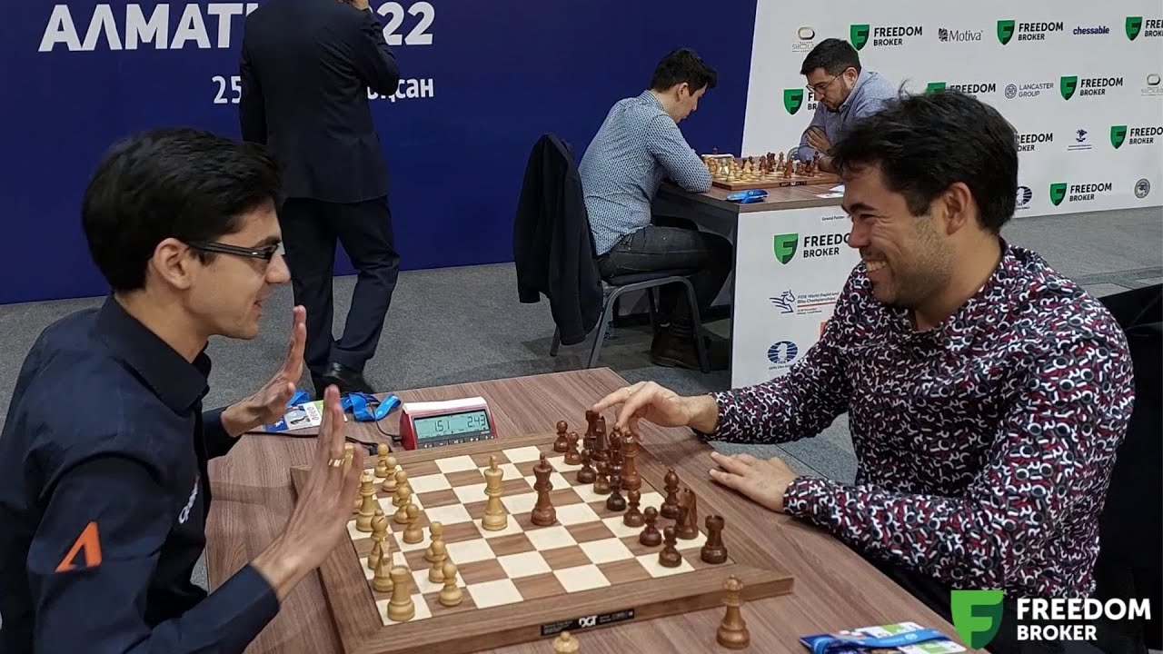 Berlin defense with wife. Anish Giri vs Hikaru Nakamura . 