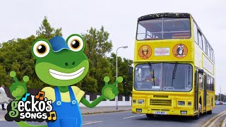 The Big Party Bus! 🥳🚌 Play &amp; Learn Colors with Gecko | Nursery Rhymes for Kids
