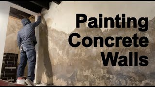 Painting Concrete Walls | FINISHING POTTER ST RENO | KHOA THE BUILDER