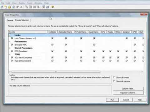 Database Management Tool - SQL Server Profiler