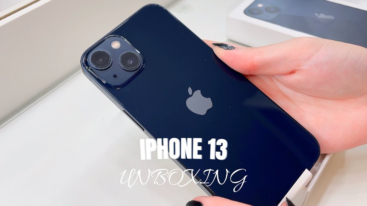 unboxing iPhone 13 meia noite | review - YouTube