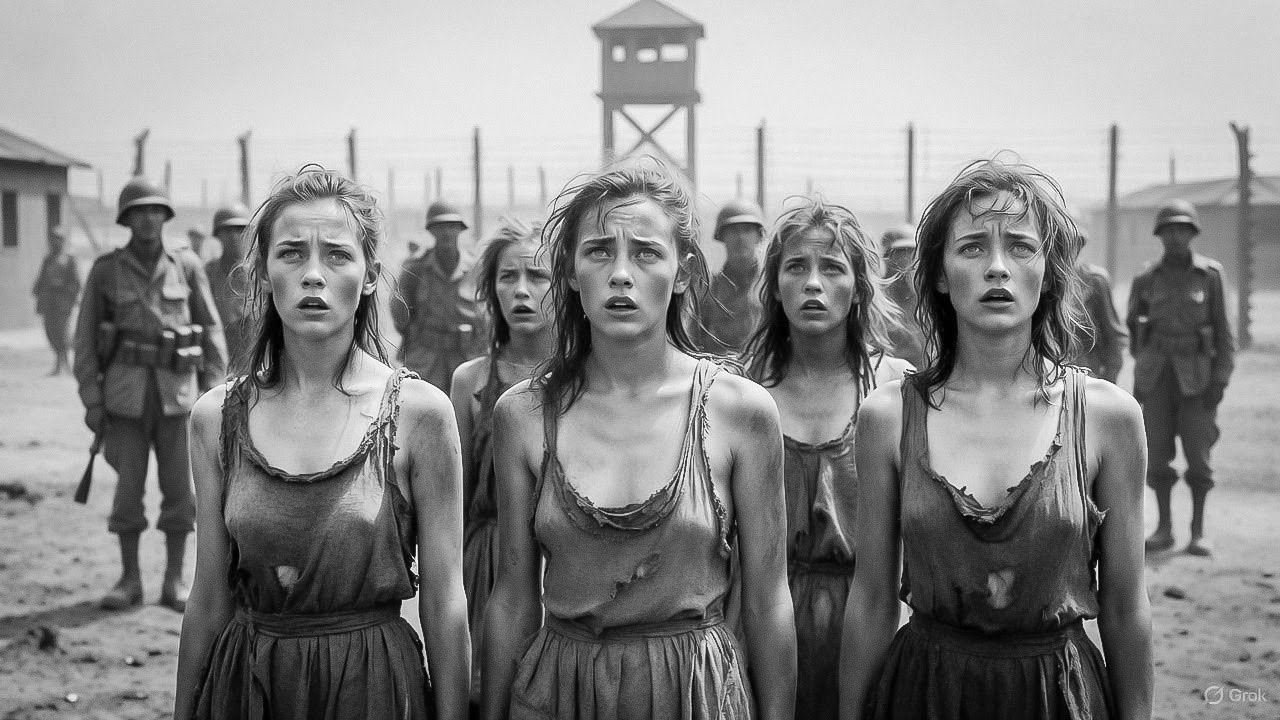 “Line Up Outside!” — German Women POWs Froze… Then US Soldiers Did the Unexpected (1945)
