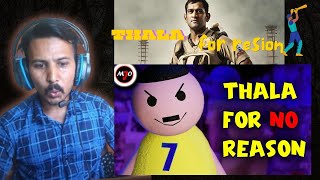 THALA For No Reason  Reaction - MAKE JOKE OF ||MJO|| By Saurabh Shukla #aseaction