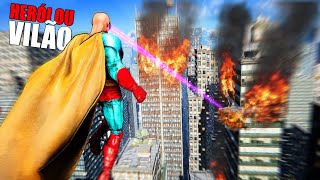 Tentei ser o mocinho, mas vire VILÃO! no Superhero Simulator screenshot 2