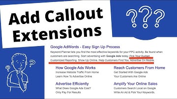 Add Callout Extension