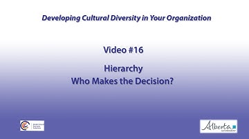 Video 16- Hierarchy: Who Makes the Decision?