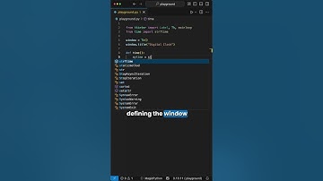 Python Project for Beginners - Digital Clock #python #coding #programming #shorts