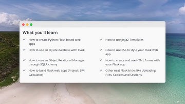 Python Flask: Make Web Apps with Python - learn Flask