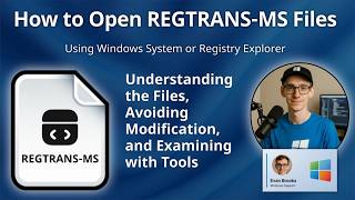 How to Open REGTRANS-MS Files (Registry Transaction Log)