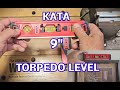 KATA 9 Inch, 3 Bubble Torpedo Level, Use at Home or the Trades